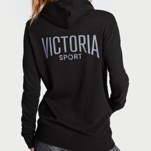 Victoria's Secret Black and Gray Hoodie